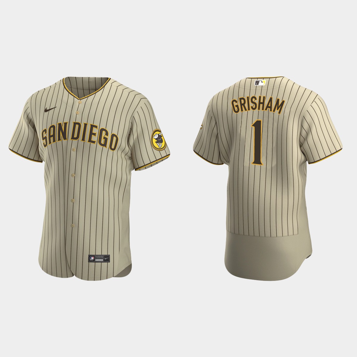 Trent Grisham San Diego Padres Alternate Jersey - Tan Brown