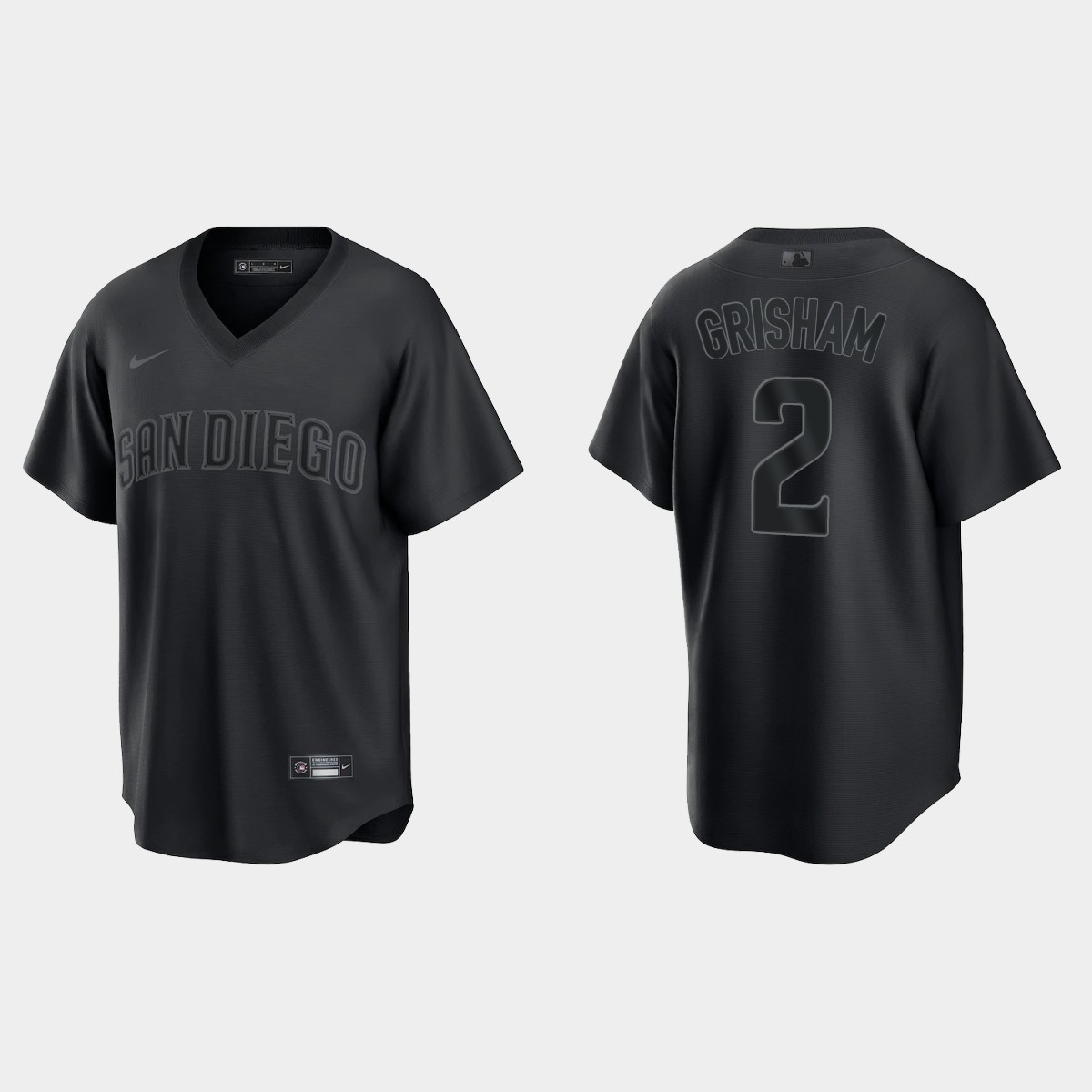 Trent Grisham San Diego Padres Pitch Black Fashion Jersey - Black