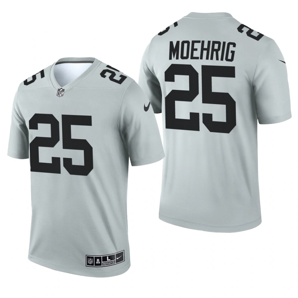 Trevon Moehrig Las Vegas Raiders Silver Jersey Inverted Legend - Men's