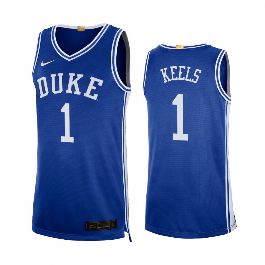 Trevor Keels Duke Blue Devils Blue Jersey 2021 Class Limited