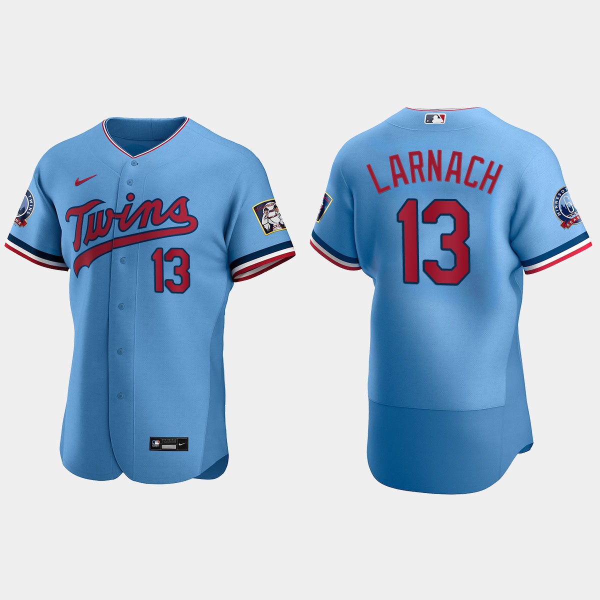 Trevor Larnach Minnesota Twins Alternate Jersey - Light Blue