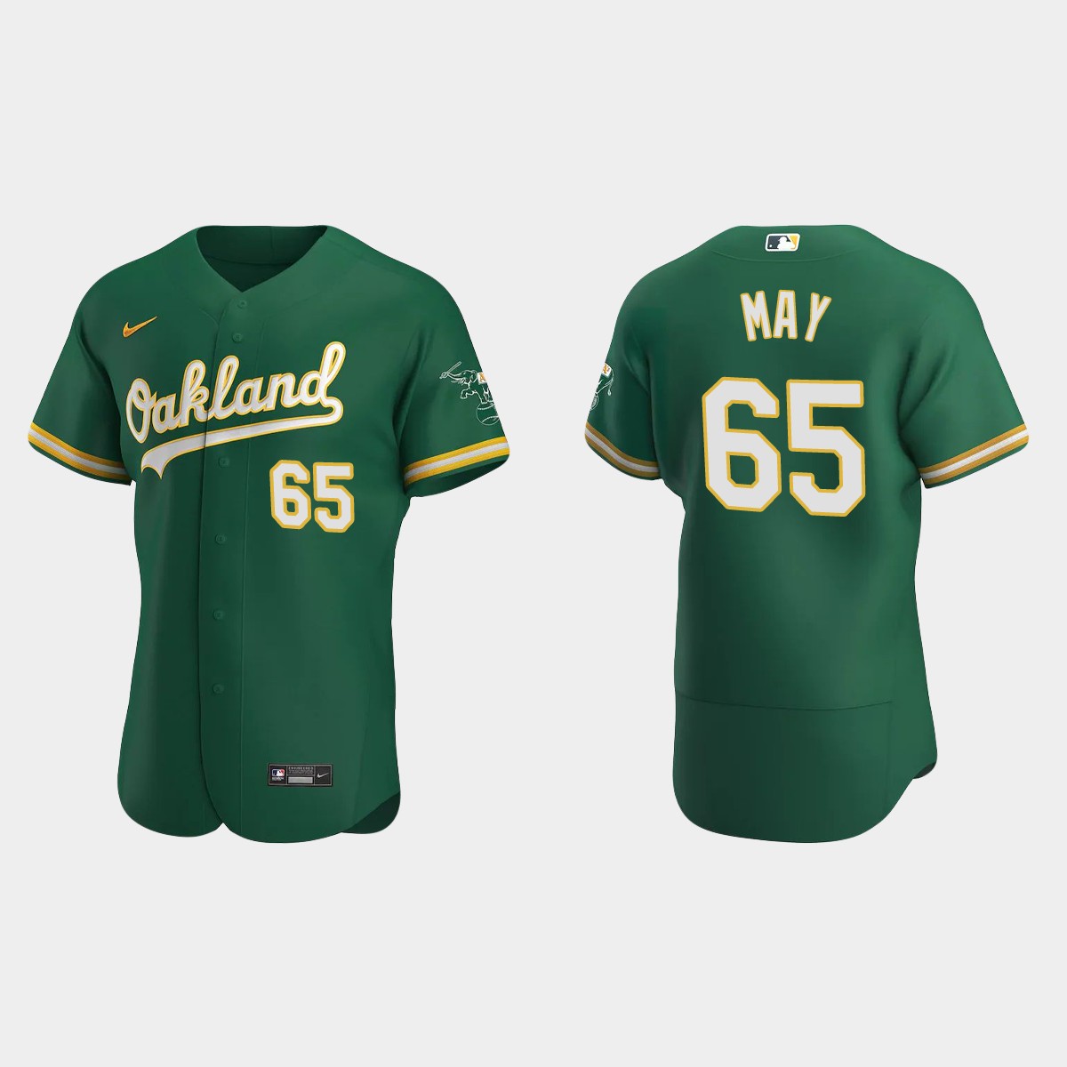 Trevor May Oakland Athletics Alternate Jersey - Kelly Green