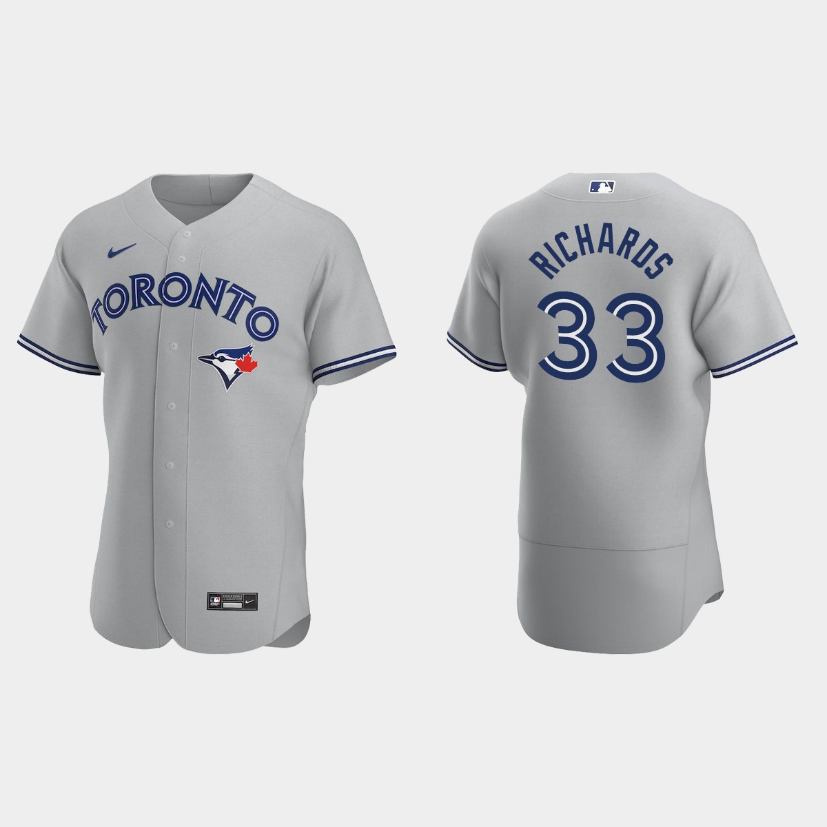 Trevor Richards Toronto Blue Jays Road Jersey - Gray