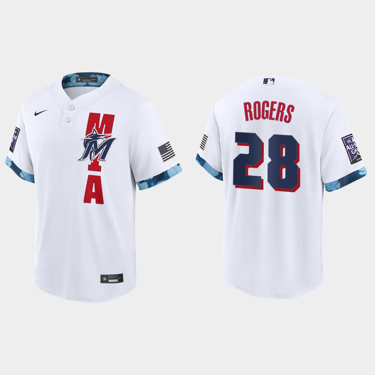 Trevor Rogers Miami Marlins 2021 MLB All-Star Game Jersey - White