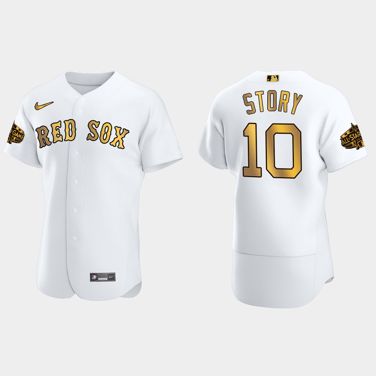 Trevor Story Boston Red Sox MLB All-Star Main Logo Jersey - White