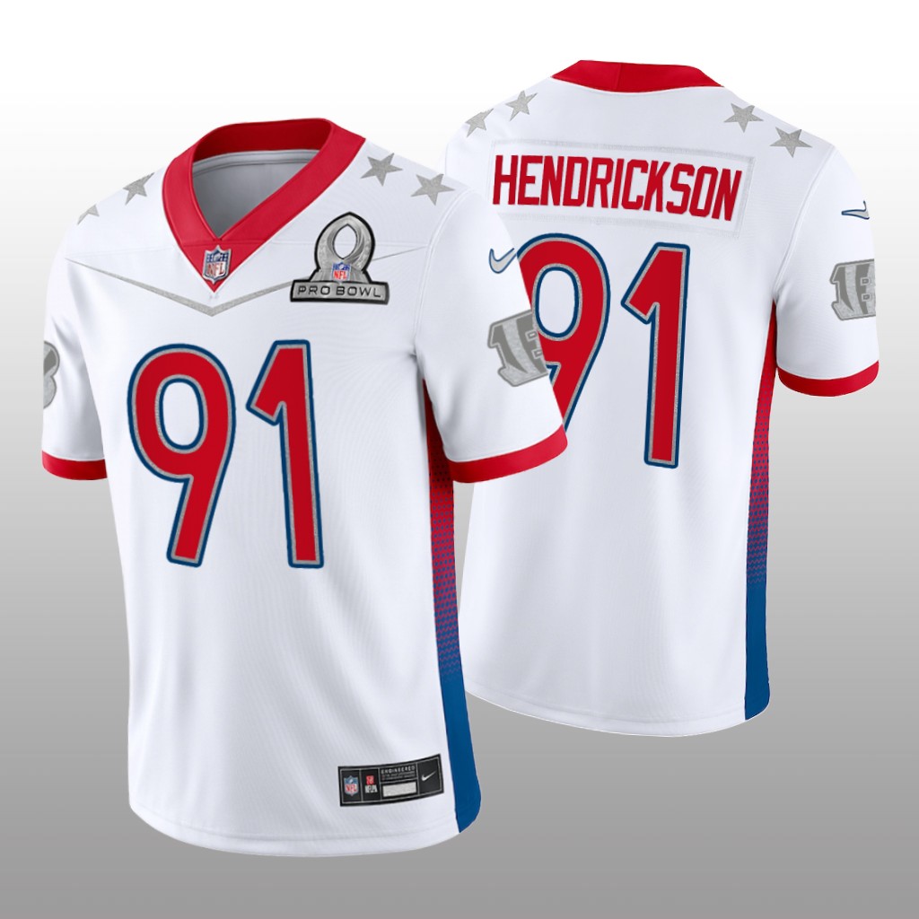 Trey Hendrickson White Game Jersey 2022 AFC Pro Bowl - Men's