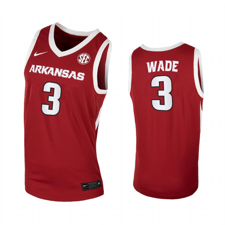 Trey Wade Arkansas Razorbacks Red Jersey 2022 College
