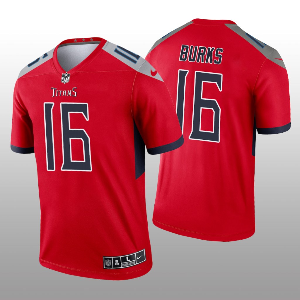 Treylon Burks Tennessee Titans Red Jersey Inverted Legend - Men's