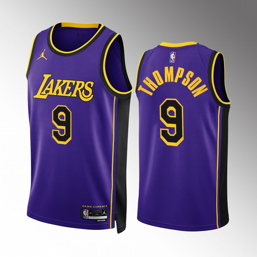 Tristan Thompson Los Angeles Lakers #9 Purple Jersey 2022-23 Statement Edition Swingman