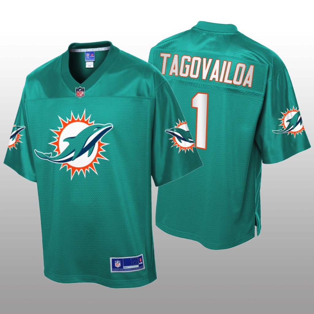 Tua Tagovailoa Miami Dolphins Pro Line Aqua Icon Jersey