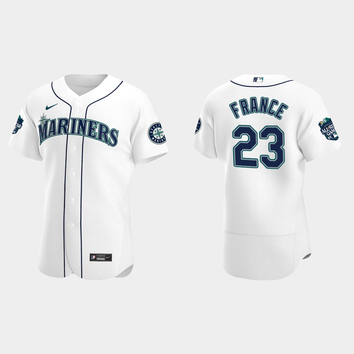 Ty France Seattle Mariners 2023 MLB All-Star Game Jersey - White