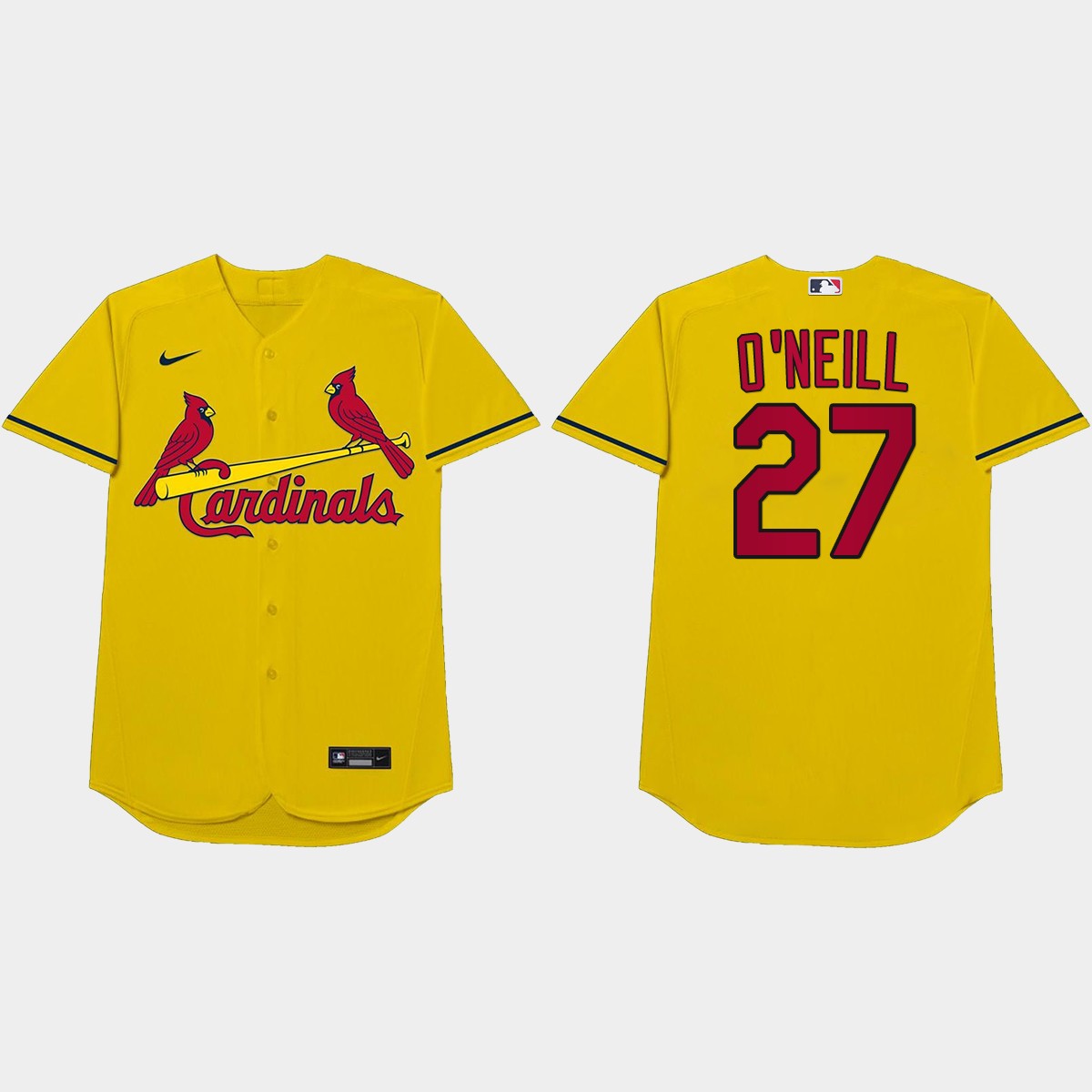 Tyler O'Neill Nickname Cardinals 2021 Players' Weekend O'Neill Jersey - Gold