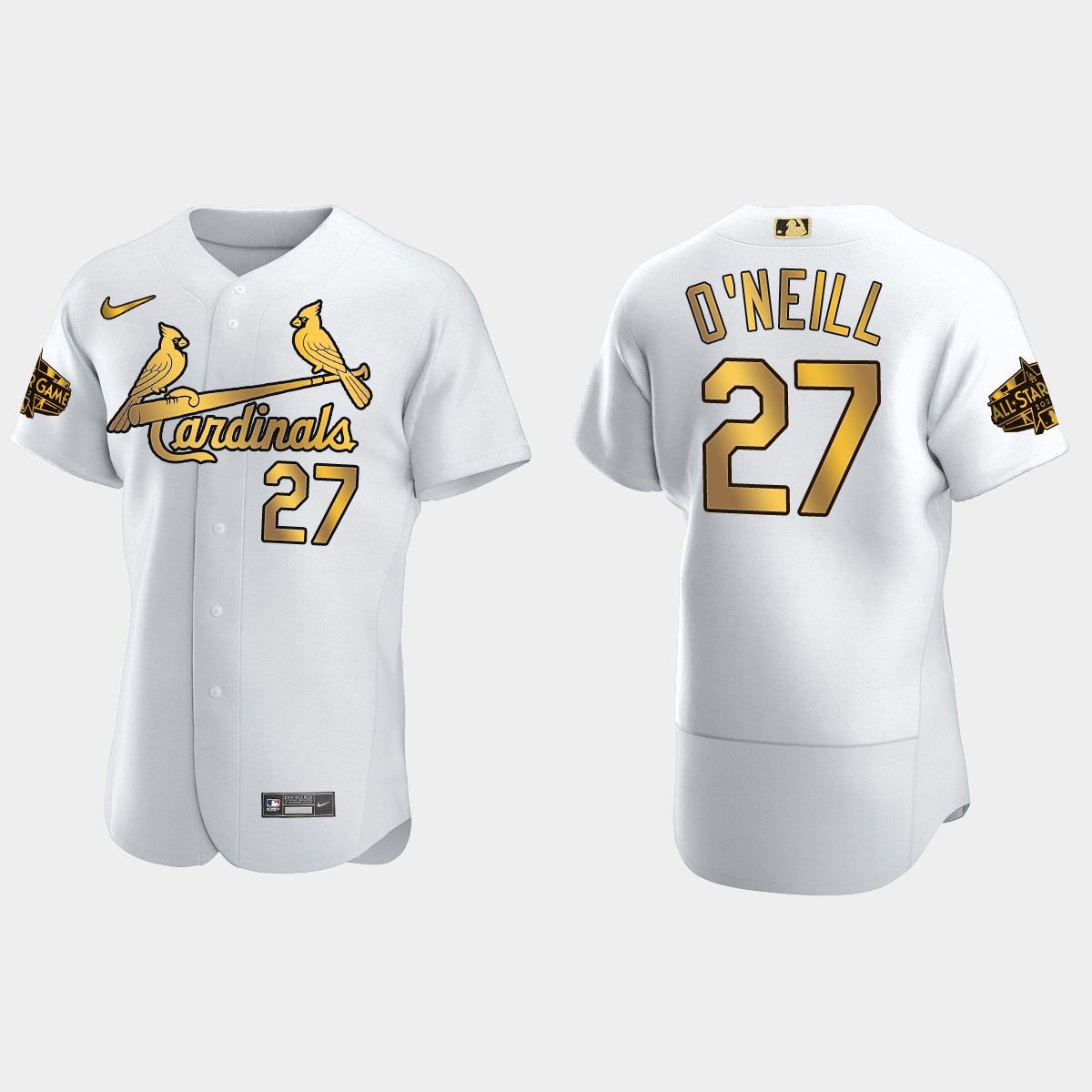 Tyler O'Neill St. Louis Cardinals 2022 MLB All-Star Game Jersey - White Gold