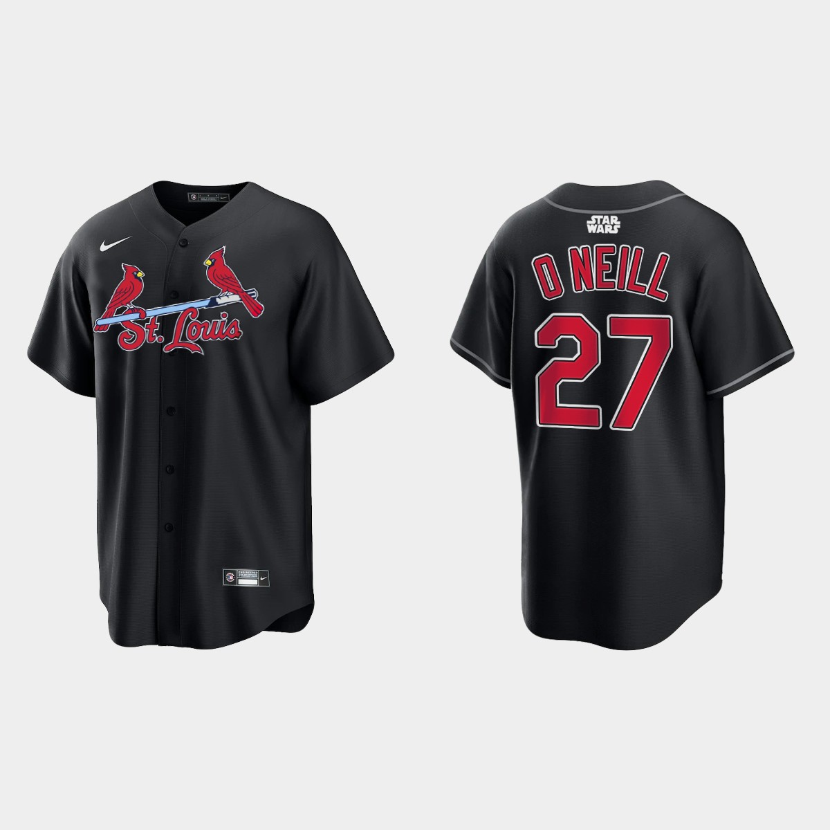 Tyler O'Neill St. Louis Cardinals Star Wars Jersey - Black
