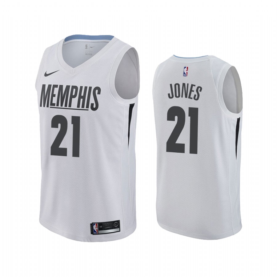 Tyus Jones MLK Day Grizzlies Honor King Jersey White