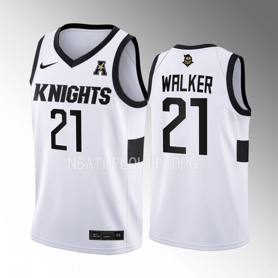 UCF Knights C.J. Walker Jersey 2022-23 College  White Home Uniform