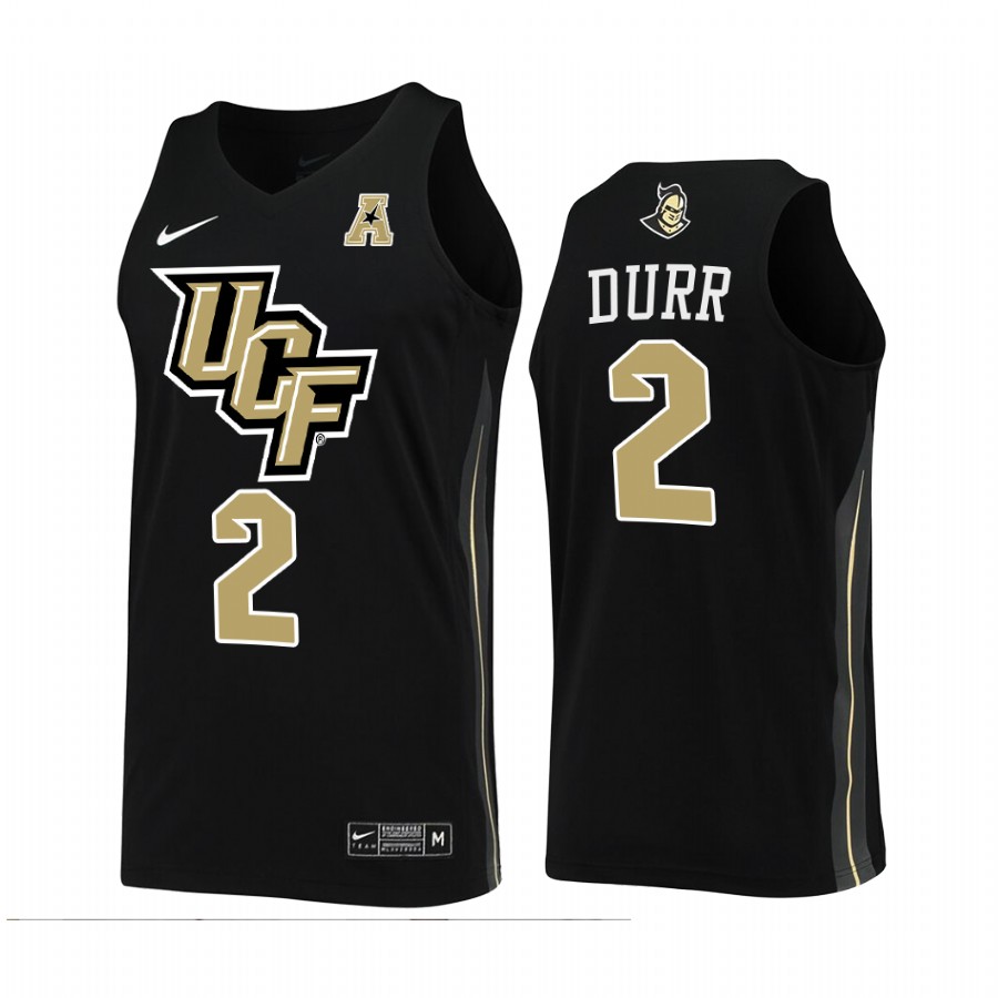 UCF Knights Michael Durr Jersey College  Black Uniform
