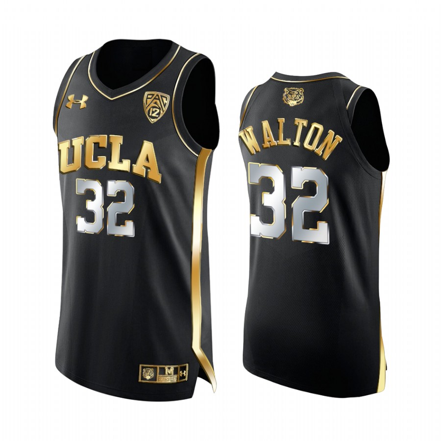 UCLA Bruins Bill Walton Golden Edition Jersey Black March Madness PAC-12
