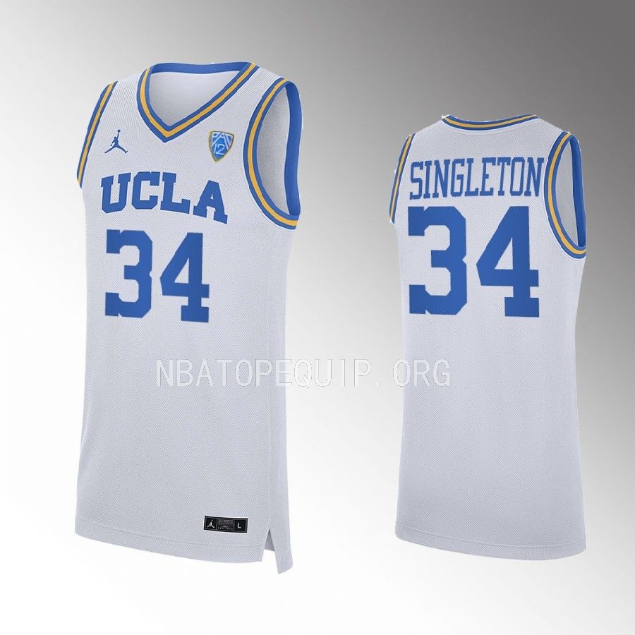 UCLA Bruins David Singleton Jersey NCAA  White  Uniform