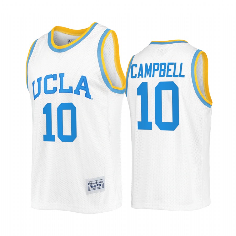 UCLA Bruins Tyger Campbell Jersey Commemorative Classic White College