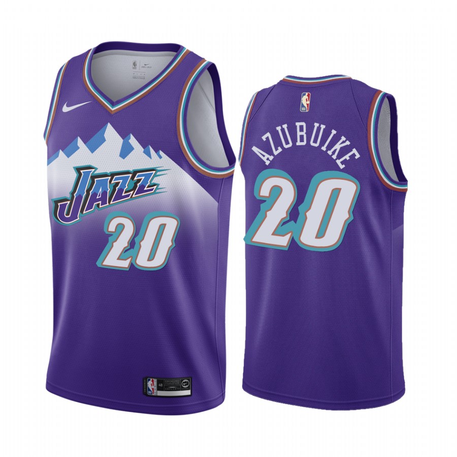 Udoka Azubuike Utah Jazz 2020-21 Purple Classic Jersey 2020 NBA Draft