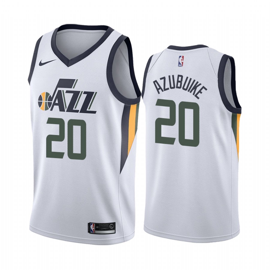 Udoka Azubuike Utah Jazz 2020-21 White Association Jersey 2020 NBA Draft