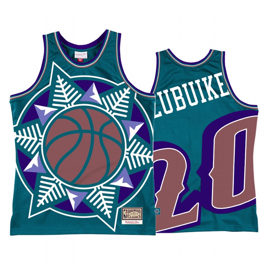 Udoka Azubuike Utah Jazz Teal Big Face 2.0 Men's Jersey