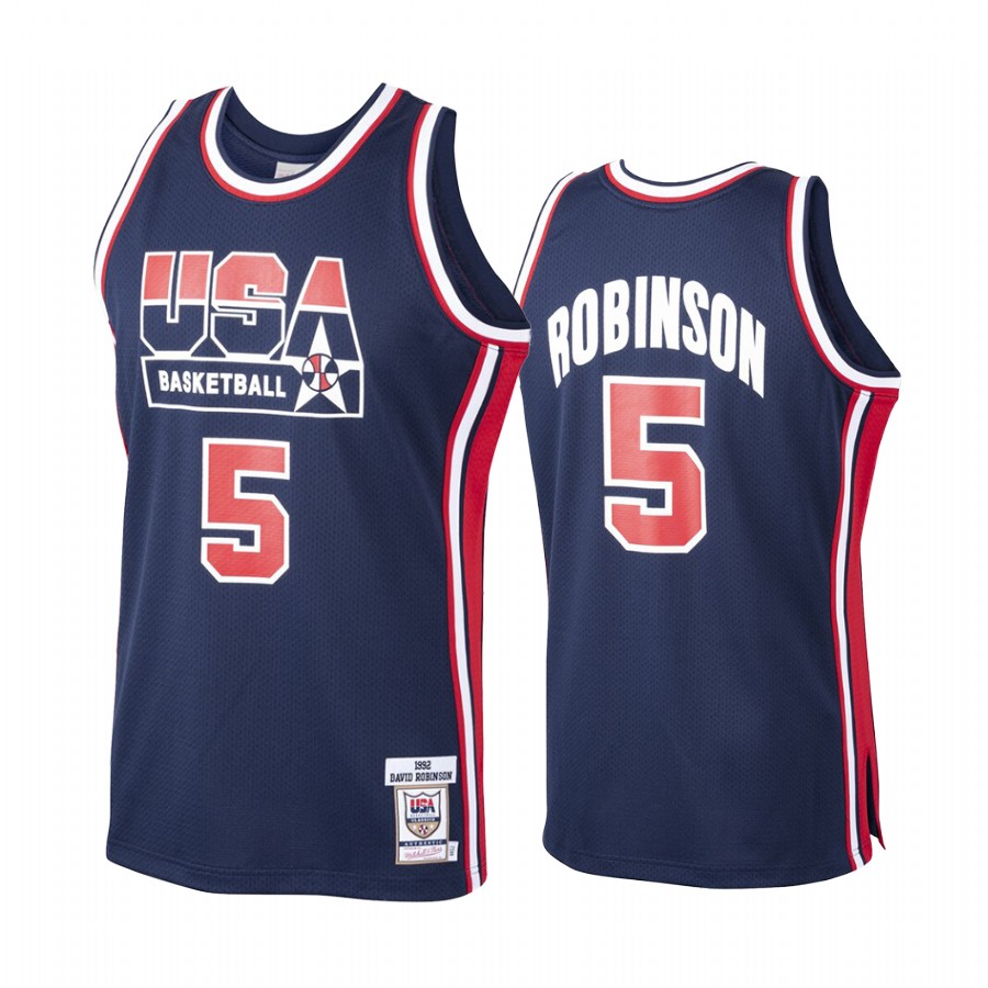 USA  David Robinson Dream Team 1992 Olympics  Home Jersey