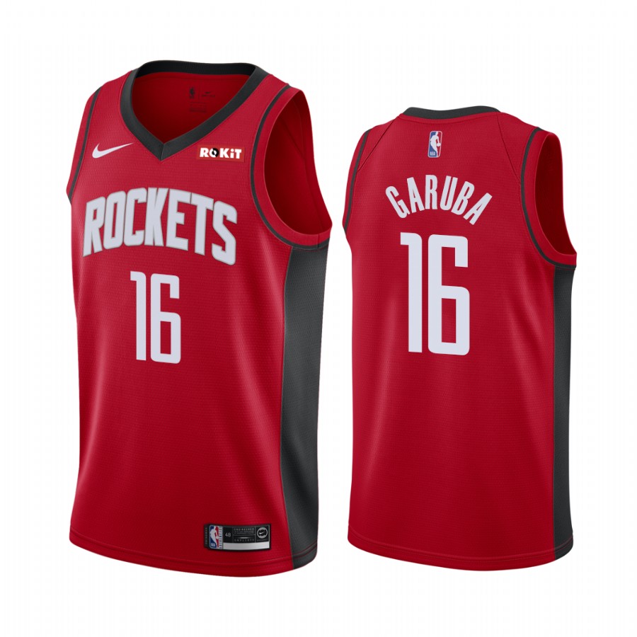 Usman Garuba 2021 NBA Draft Houston Rockets Icon Edition Jersey Red