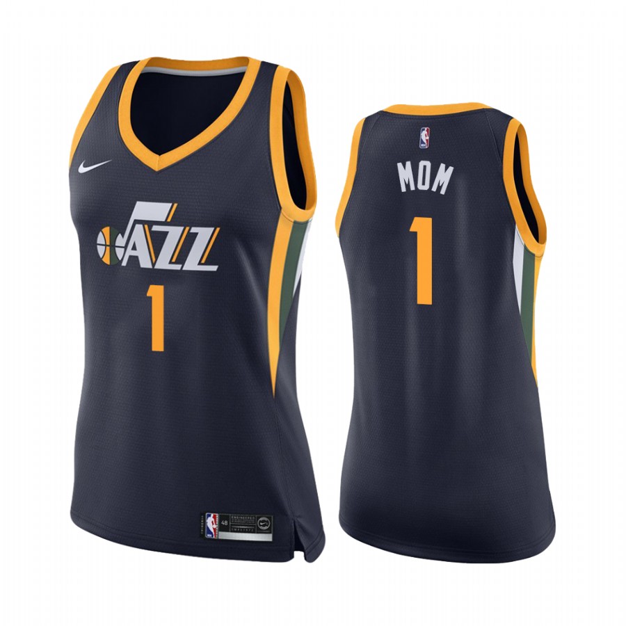 Utah Jazz Navy NO.1 Mom Jersey 2021 Mothers Day Women