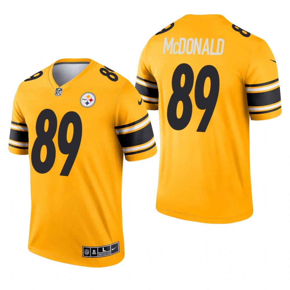 Vance McDonald Pittsburgh Steelers Gold Jersey Inverted Legend - Men's