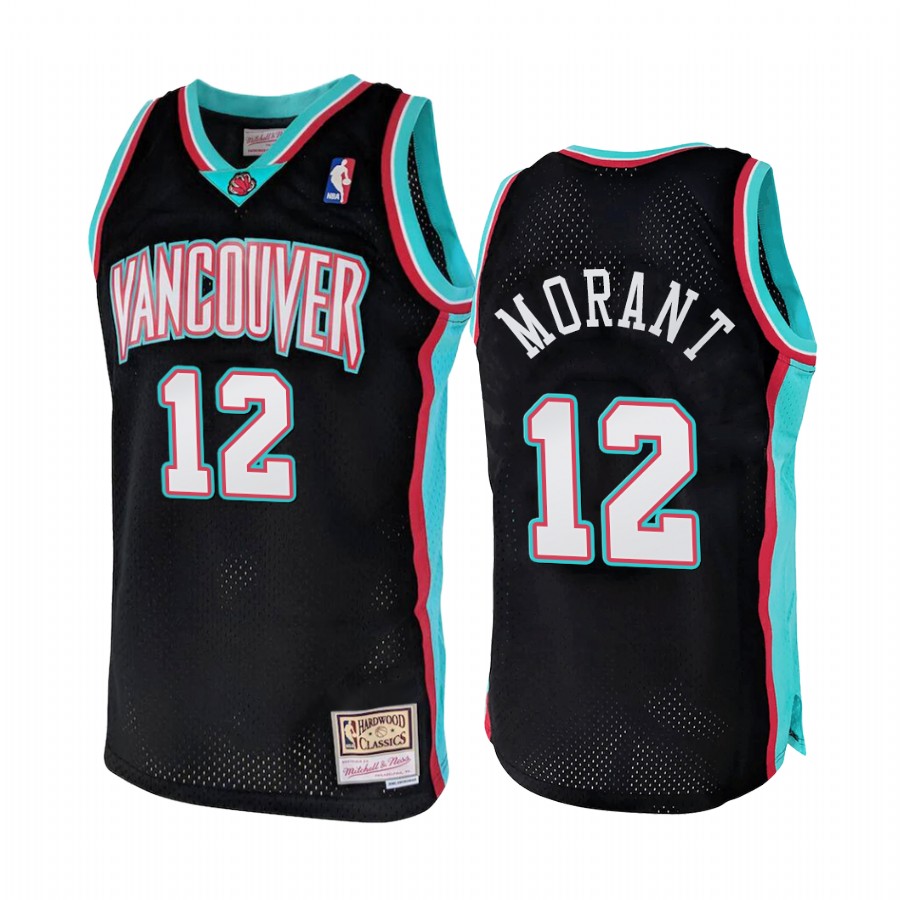 Vancouver Grizzlies Ja Morant #12 Hardwood Classics 2000 Jersey Men's