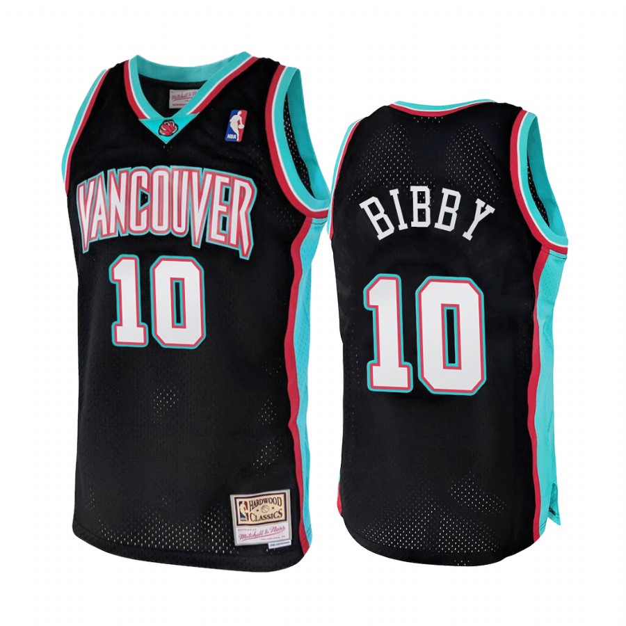 Vancouver Grizzlies Mike Bibby #10 Hardwood Classics 2000 Jersey Men's