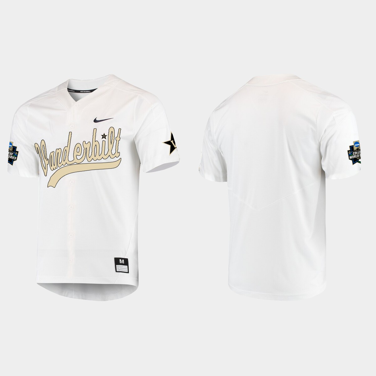 Vanderbilt Commodores College World Series  Jersey - White