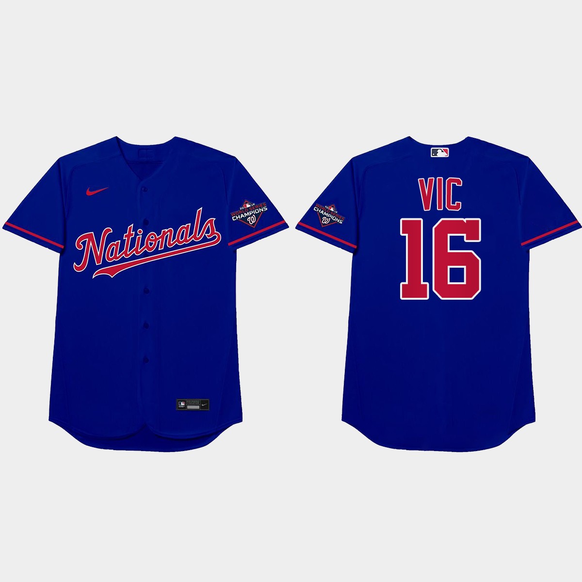 Victor Robles 2021 Players' Weekend Vic Nickname Jersey - Royal