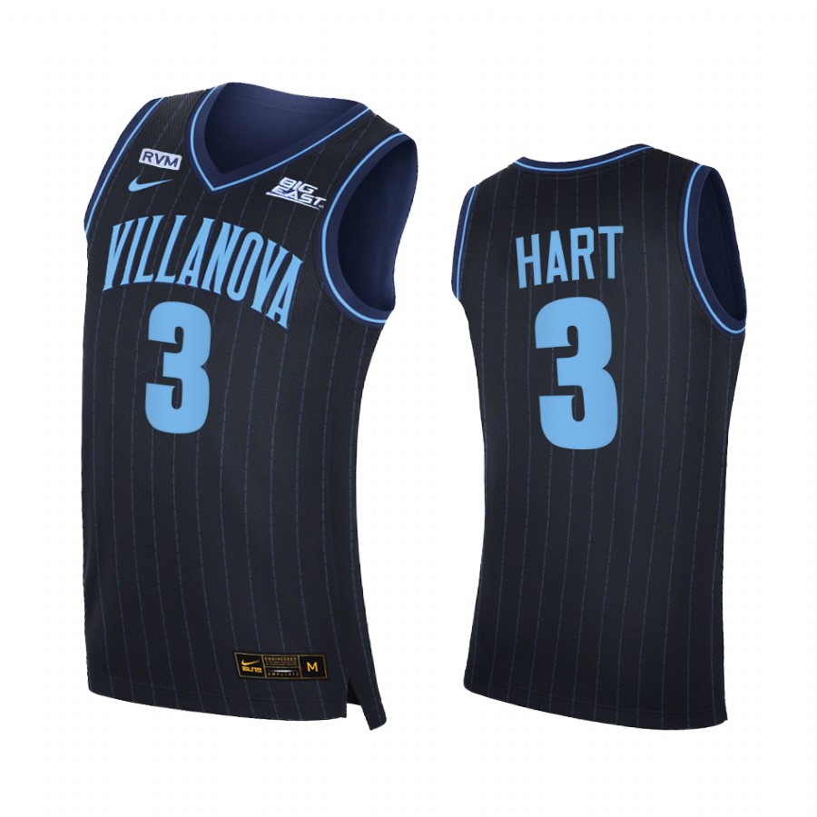 Villanova Wildcats Josh Hart Navy 2020-21 Big East College  Jersey