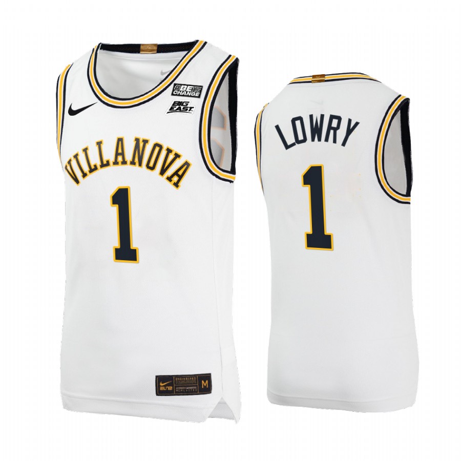 Villanova Wildcats Kyle Lowry Jersey Throwback White NBA Alumni Uniform