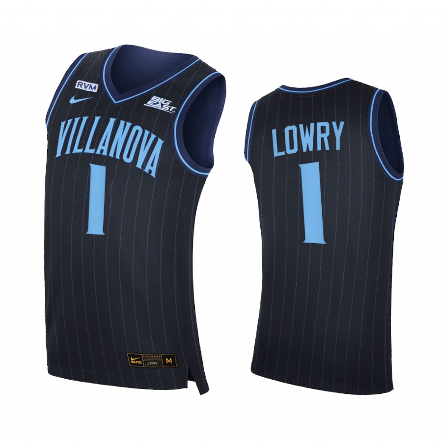 Villanova Wildcats Kyle Lowry Navy 2020-21 Big East College  Jersey