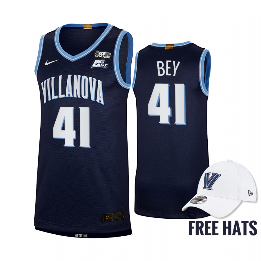 Villanova Wildcats Saddiq Bey Jersey Elite  Navy NBA Alumni Uniform