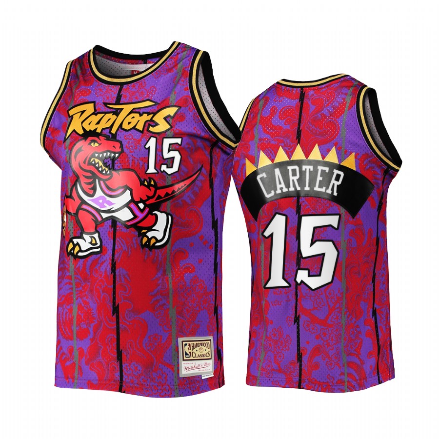 Vince Carter Lunar New Year Toronto Raptors Purple Jersey Mitchell Ness