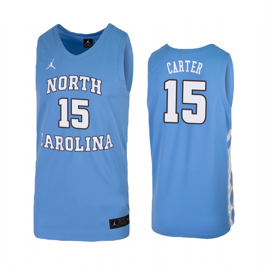 Vince Carter North Carolina Tar Heels #15  College  Jersey - Carolina Blue