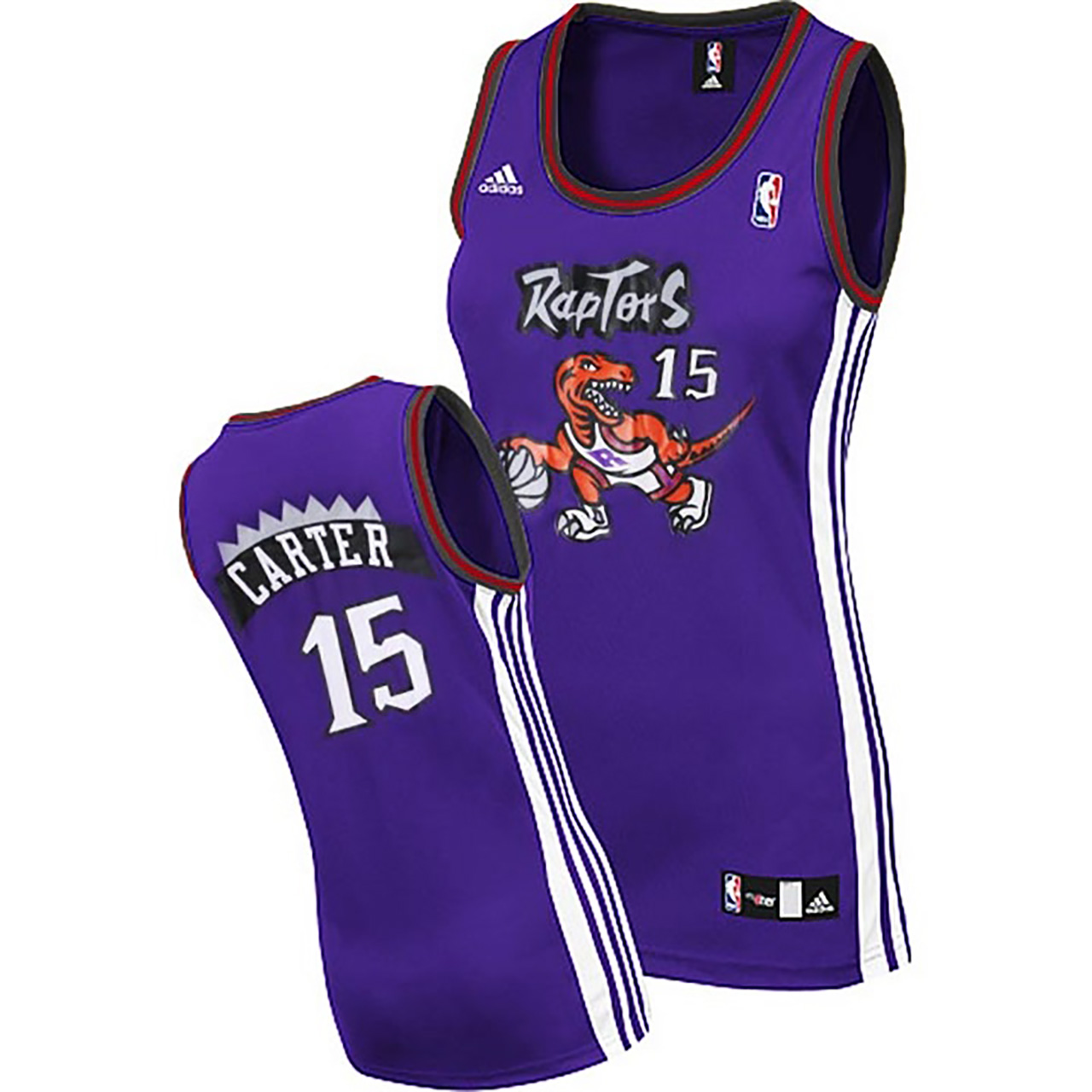 Vince Carter Toronto Raptors #15 Women Purple Jersey