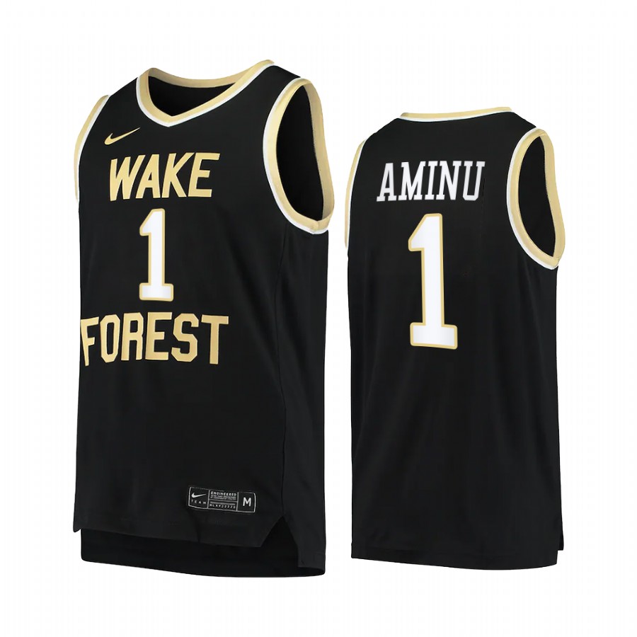 Wake Forest Demon Deacons Al-Farouq Aminu Jersey College  Black Uniform