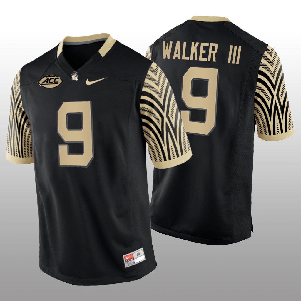 Wake Forest Demon Deacons Kenneth Walker III Black Untouchable Jersey College  - Men