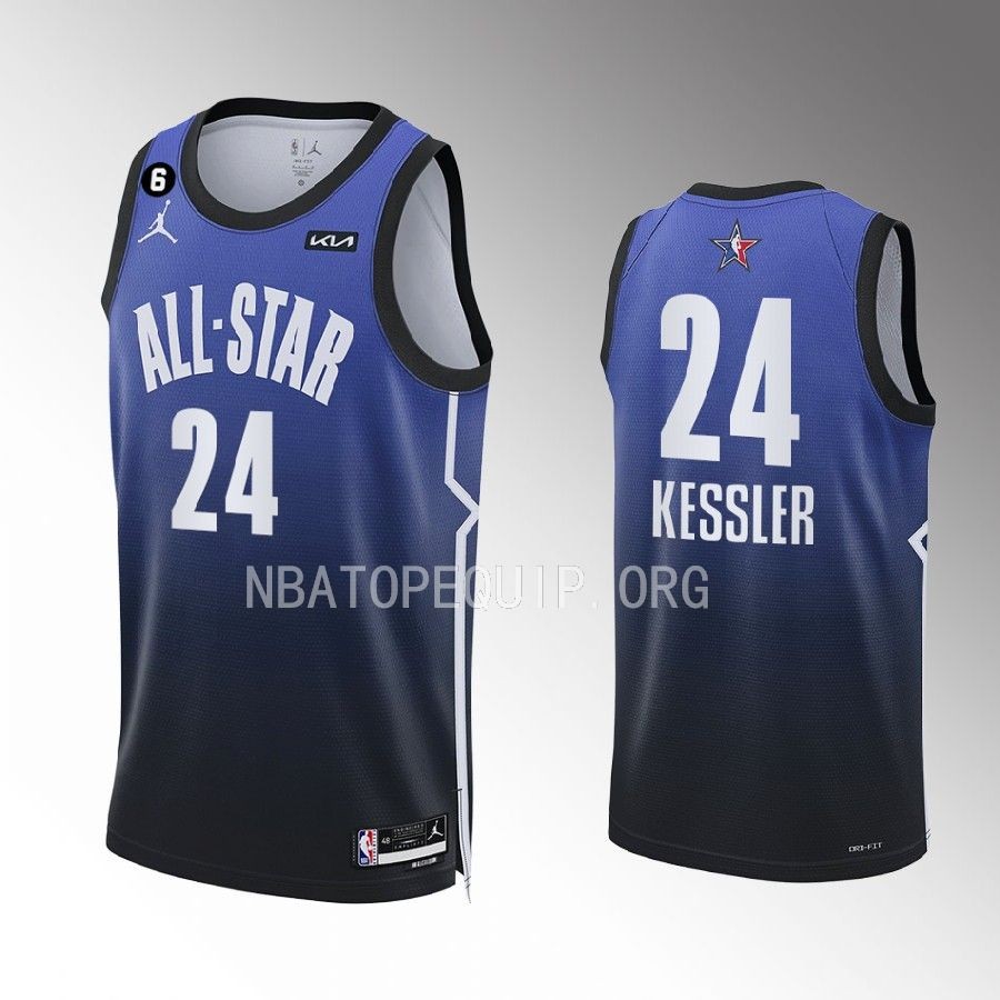 Walker Kessler 2023 NBA All-Star Draft Blue Jersey Utah Jazz #24