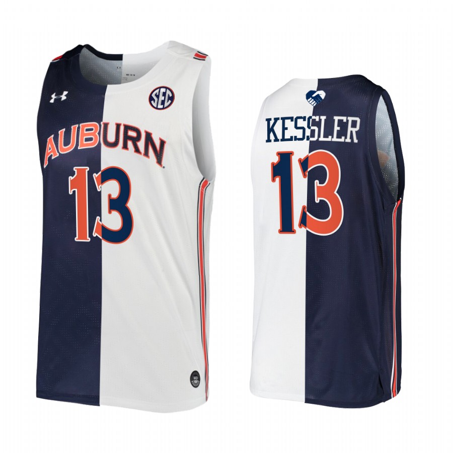 Walker Kessler Auburn Tigers Navy White Jersey 2022 Split Edition Unite As One