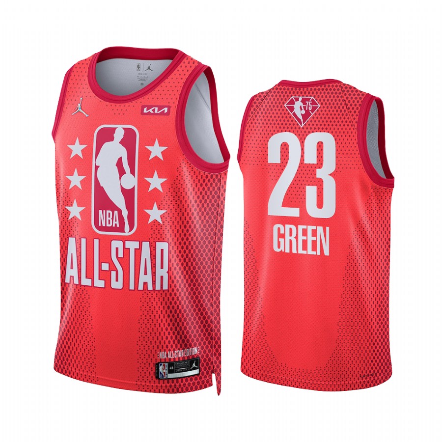 Warriors Draymond Green 2022 NBA All-Star Jersey Maroon Reserves Uniform