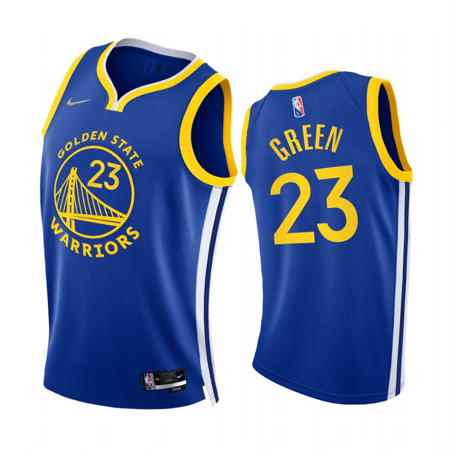 Warriors Draymond Green 75th Diamond Anniversary Royal 2021-22 Jersey Icon Edition