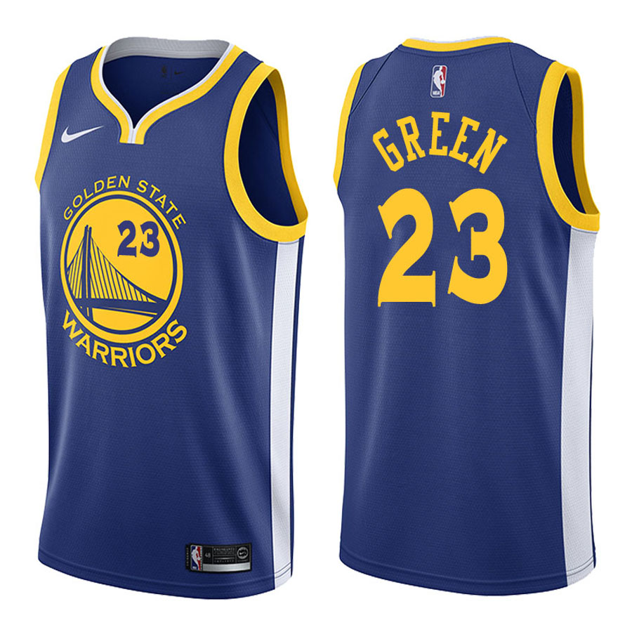Warriors Male Draymond Green #23 2017-18 Icon Blue Jersey