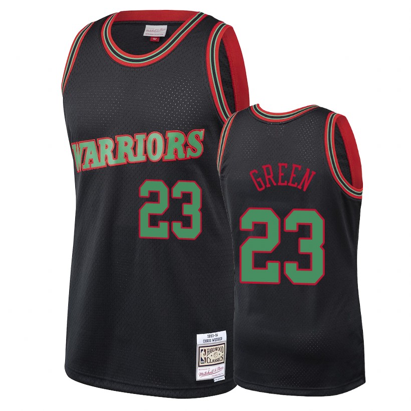 Warriors Male Draymond Green #23 Classics Christmas Black Jersey